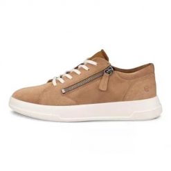 Buty do chodzenia damskie Ecco Move. Brązowe obuwie sportowe damskie ecco, bez wzorów, z kauczuku, trekkingowe. Za 559.99 zł.