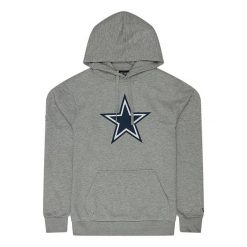 Bluza z kapturem Dallas Cowboys NFL. Szare bluzy męskie New Era, xl, bez wzorów, z bawełny, z kapturem, do piłki nożnej. Za 186.00 zł.