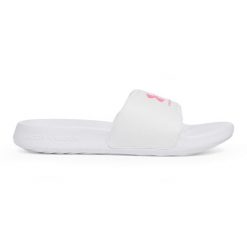 Klapki damskie Under Armour Ignite Select. Białe klapki damskie Under Armour, bez wzorów. Za 99.99 zł.