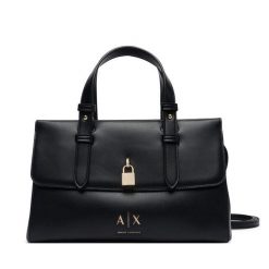 Torebka Armani Exchange. Czarne torebki do ręki damskie Armani Exchange, bez wzorów, klasyczne, bez dodatków. Za 704.99 zł.