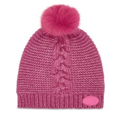 Czapka Guess. Czerwone czapki i kapelusze damskie Guess, na zimę, z aplikacjami. Za 169.99 zł.