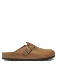 Birkenstock Klapki Boston Leoi 1028179 Brązowy. Brązowe klapki męskie Birkenstock, ze skóry. Za 559.00 zł.