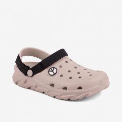 Chodaki damskie Coqui. Brązowe klapki damskie Coqui, bez wzorów, sportowe, bez obcasa, na platformie. Za 155.99 zł.