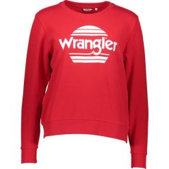 Bluza w kolorze czerwonym. Czerwone bluzy damskie Wrangler, l, bez wzorów, z bawełny, bez kaptura. W wyprzedaży za 109.95 zł.
