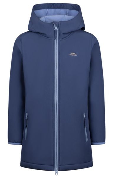 Trespass Brennagh - damska długa kurtka softshell Bluetone. Niebieskie kurtki damskie 2117 OF SWEDEN, na jesień, s, bez wzorów, z materiału, bez kaptura. Za 219.95 zł.