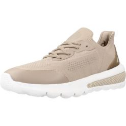 Buty GEOX D SPHERICA ACTIF A Jasnobrązowy. Brązowe obuwie sportowe damskie Geox, bez wzorów, z materiału, na fitness i siłownię. Za 283.99 zł.
