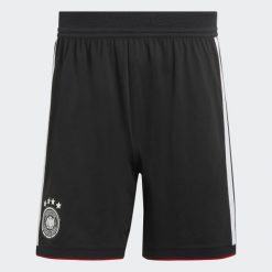 Szorty Germany 26 Home Authentic. Czarne krótkie spodenki sportowe męskie Adidas, bez wzorów, do piłki nożnej, climacool (adidas). Za 239.00 zł.