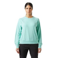 Bluza damska Helly Hansen Tyri. Niebieskie bluzy damskie Helly Hansen, bez wzorów, bez kaptura. Za 363.00 zł.