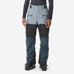 Spodnie narciarskie i snowboardowe męskie Quechua. Czarne spodnie snowboardowe męskie WED'ZE, l, bez wzorów, z materiału, narciarskie. Za 399.99 zł.