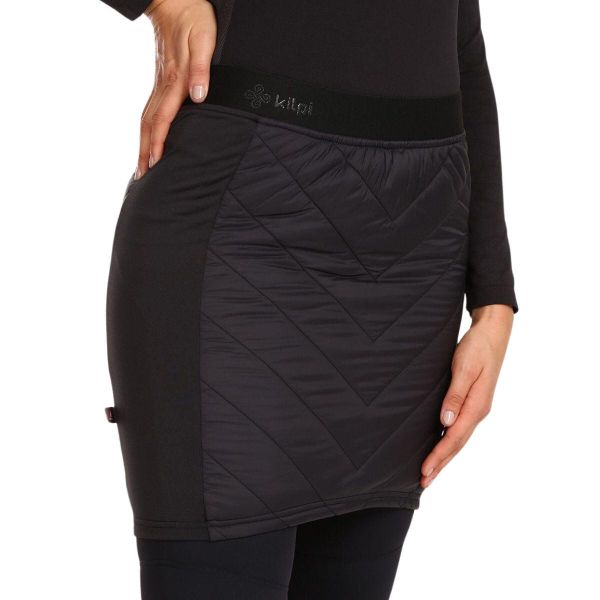 Damska spódnica ocieplana Kilpi LIAN-W. Czarne spódnice damskie Kilpi, l, bez wzorów, z nylonu. Za 256.81 zł.