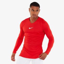 Koszulka Termoaktywna Męska Nike Dry Park First Layer. Białe koszulki sportowe męskie Nike, m, bez wzorów, bez kołnierzyka, bez ramiączek, do piłki nożnej. Za 129.95 zł.