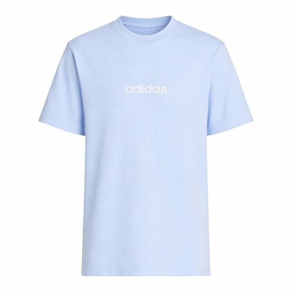 Koszulka adidas Essentials. Niebieskie koszulki sportowe męskie Adidas, m, bez wzorów, z bawełny, bez kołnierzyka, bez ramiączek, do biegania. Za 89.95 zł.