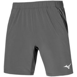 Spodenki do biegania męskie Mizuno 8 In Flex. Szare krótkie spodenki sportowe męskie Mizuno, m, bez wzorów, do biegania. Za 119.99 zł.