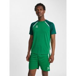Koszulka Hummel Lead 2.0. Zielone koszulki sportowe męskie Hummel, bez wzorów, bez kołnierzyka, bez ramiączek, do koszykówki. Za 170.00 zł.