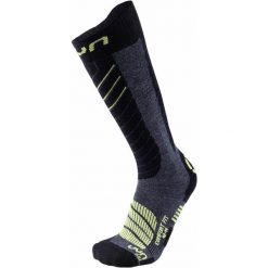 Skarpety narciarskie męskie UYN Ski Comfort Fit. Niebieskie skarpety męskie UYN, bez wzorów, z wełny. Za 149.00 zł.