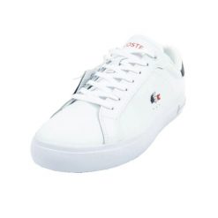 Męskie Skórzane Buty Treningowe Powercourt 125. Białe trekkingi męskie Lacoste, trekkingowe. Za 807.99 zł.