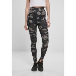 Damskie legginsy Urban Classic camo waist. Czarne legginsy damskie Urban Classics, bez wzorów. Za 183.50 zł.