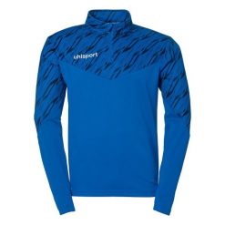 Bluza treningowa z zamkiem błyskawicznym 1/4 Uhlsport Progressive 28. Czerwone bluzy męskie Uhlsport, m, bez wzorów, bez kaptura, do piłki nożnej. Za 216.90 zł.