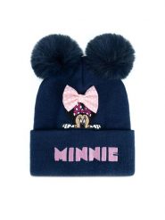 Mickey&Friends Czapka ACCCS-AW24-339DSTC Granatowy. Niebieskie czapki dla dzieci Mickey&Friends, bez wzorów, z materiału. Za 49.99 zł.