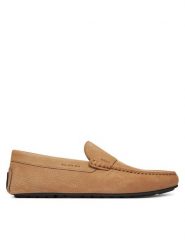 BOSS Mokasyny Noel 50548116 Beżowy. Brązowe mokasyny męskie Boss, ze skóry. Za 629.99 zł.