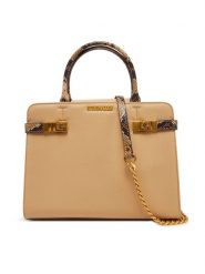 Steve Madden Torebka Blorens SM13001647 Beżowy. Brązowe torebki do ręki damskie Steve Madden, bez wzorów, ze skóry, bez dodatków. Za 359.99 zł.