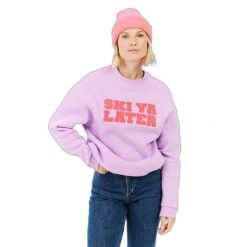 Bluza damska Protest Still. Fioletowe bluzy damskie Protest, bez wzorów, bez kaptura. Za 274.50 zł.