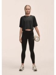 Legginsy Casall Essential Tights S. Czarne legginsy sportowe damskie Casall, s, bez wzorów, z elastanu, z podwyższonym stanem, długie, na fitness i siłownię. Za 269.00 zł.