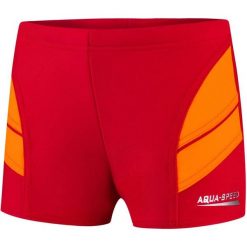Bokserki pływackie dla dzieci Aqua Speed Andy. Brązowe kąpielówki dla chłopców Aqua-Speed, bez wzorów, z dzianiny. Za 49.90 zł.