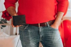 Beltimore skórzany pasek męski brązowy szeroki E03 : Kolory - brązowy, beżowy, Rozmiar pasków - r.100-115 cm. Brązowe paski damskie bez wzorów. Za 49.90 zł.