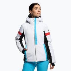 Kurtka narciarska damska CMP. Białe kurtki damskie CMP, na zimę, xs, bez wzorów, bez kaptura. Za 589.99 zł.