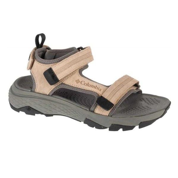 Męskie Sandały Peakfreak Rush Nubuck. Brązowe sandały męskie Columbia, z materiału, z otwartym noskiem, bez zapięcia. Za 437.99 zł.