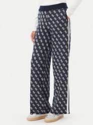 Guess Spodnie dzianinowe V6BB01 Z1483 Granatowy Regular Fit. Niebieskie spodnie materiałowe damskie Guess, xs, z aplikacjami, z dzianiny. Za 524.99 zł.
