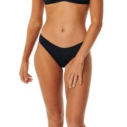 Dół od stroju kąpielowego Rip Curl Classic Surf Cheeky. Czarne bikini damskie Rip Curl, xs, bez wzorów. Za 79.99 zł.