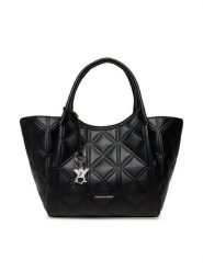 Emporio Armani Torebka EW001009 AF17630 UC001 Czarny. Czarne torebki do ręki damskie Emporio Armani, bez wzorów, ze skóry, bez dodatków. Za 1,399.00 zł.