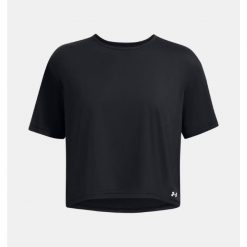 Koszulka treningowa damska Under Armour Motion. Czarne obuwie sportowe damskie Under Armour, bez wzorów, na fitness i siłownię. Za 148.95 zł.