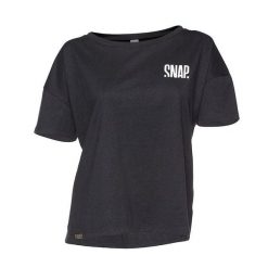 Damska koszulka w stylu crop top Snap Climbing. Czarne koszulki sportowe damskie SNAP CLIMBING, m, bez wzorów, bez kołnierzyka, bez ramiączek, wspinaczkowe. W wyprzedaży za 155.00 zł.