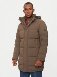 Hechter Paris Płaszcz zimowy 45017 142205 Khaki Regular Fit. Brązowe płaszcze męskie Hechter Paris, na zimę, m, bez wzorów, z syntetyku, bez kaptura. Za 1,399.00 zł.