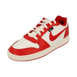 Buty Sportowe Męskie Nike Ebernon Low Prem. Czerwone buty sportowe męskie Nike, bez zapięcia, do biegania. Za 261.40 zł.