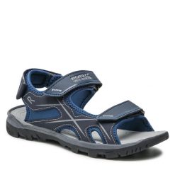 Sandały Regatta. Niebieskie klapki męskie Regatta, bez zapięcia. Za 329.99 zł.