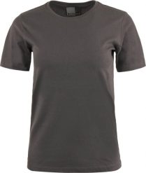 T-shirt damski Promodoro Premium-T jasnoszary. Szare t-shirty damskie BOXRAW, uniwersalny, bez wzorów, z bawełny, klasyczne, bez kołnierzyka. Za 42.21 zł.