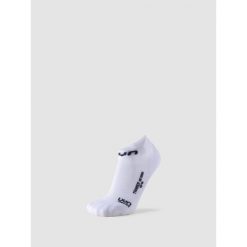 Trainer No Show Socks. Białe skarpety męskie UYN, bez wzorów. Za 39.99 zł.