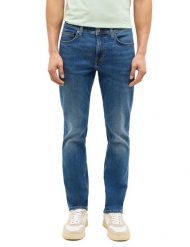 Męskie Spodnie jeansowe Mustang Style Vegas Slim Denim Blue 1016424 5000 583. Niebieskie spodnie materiałowe męskie Mustang, l, bez wzorów, z denimu. Za 219.99 zł.