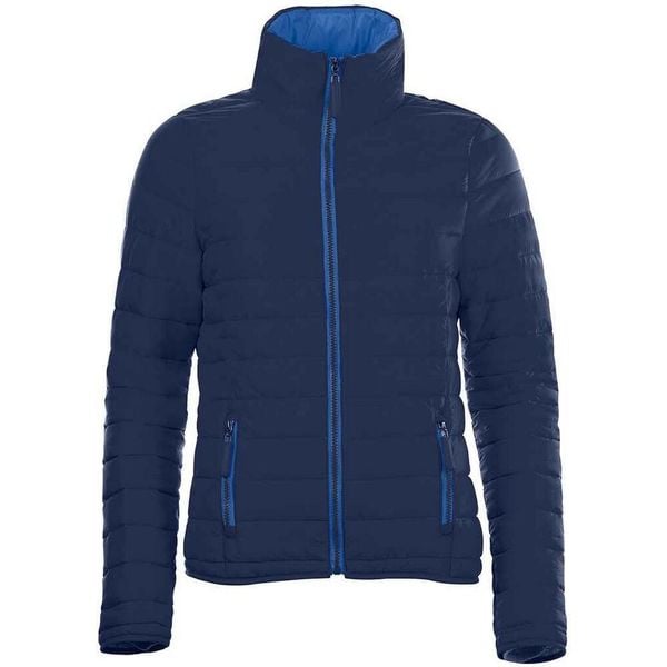 Kurtka Damska Ride Light Padded Jacket. Niebieskie kurtki damskie SOL'S, s, bez wzorów, z puchu, bez kaptura. Za 247.99 zł.