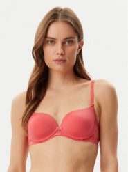 Selmark Biustonosz z fiszbiną 31227 Koralowy. Pomarańczowe biustonosze Selmark, bez wzorów, z syntetyku. Za 169.99 zł.