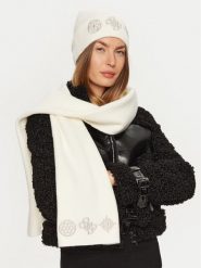 Guess Czapka AW5177 POL01 Biały. Białe czapki i kapelusze damskie Guess, na zimę, z aplikacjami, z materiału. Za 97.00 zł.