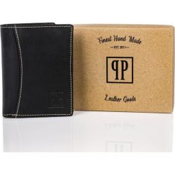 Portfel męski czarny PAOLO PERUZZI T-13-BL. Czarne portfele męskie Paolo Peruzzi, bez wzorów, ze skóry. Za 59.99 zł.