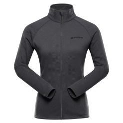 Bluza damska sportowa szybkoschnąca Alpine Pro Dozera 2. Szare bluzy sportowe damskie Alpine Pro, bez wzorów, bez kaptura, narciarskie. W wyprzedaży za 319.00 zł.