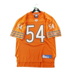 Second life - Reebok koszulka męska NFL Chicago Bears 54 - Stan bardzo dobry. Brązowe koszulki sportowe męskie Reebok, m, bez wzorów, z materiału, bez kołnierzyka, bez ramiączek, do piłki nożnej. Za 170.36 zł.