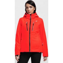 Kurtka narciarska damska KUDN251A - czerwony neon. Kurtki damskie marki WED'ZE. Za 499.99 zł.
