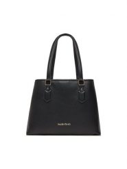 Valentino Torebka Brixton VBS7LX01 Czarny. Czarne torebki do ręki damskie Valentino, bez wzorów, ze skóry, bez dodatków. Za 449.99 zł.